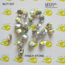 Fancy stone point back 14mm round shape crystal AB for jewel